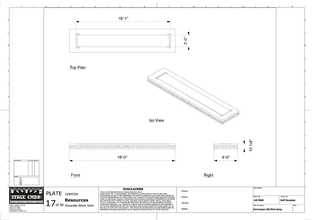 Conveyor Belt Stages | Stage Commander | Innovative Dance Floor Pool ...