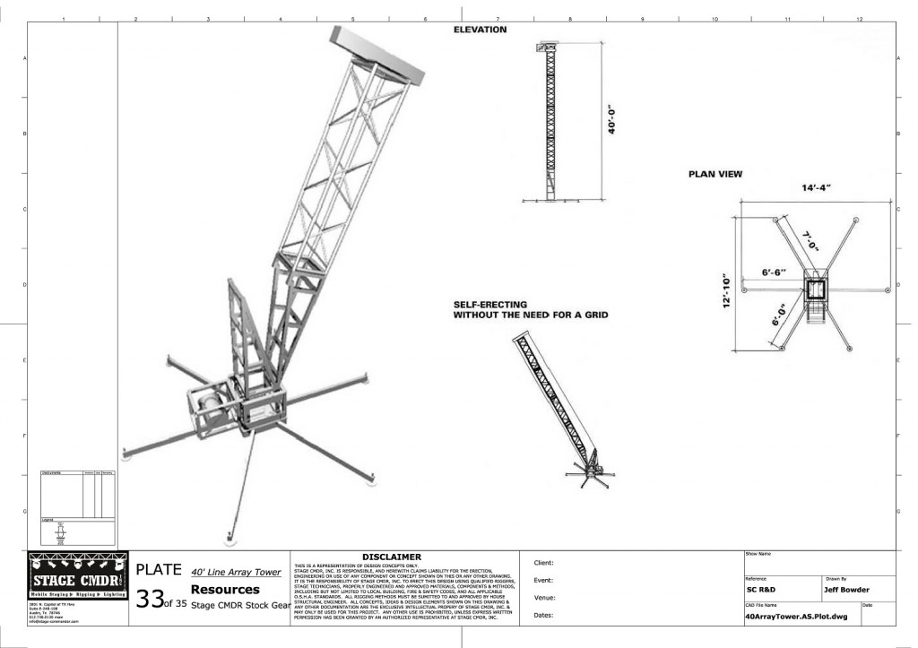 33 - 40 Line Array Tower JIS A1 Title Block (1)-page-001